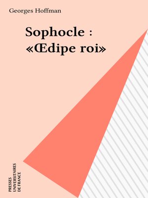 cover image of Sophocle
